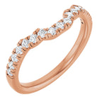 Double Claw-Prong Three-Stone Engagement Ring or Band