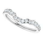 Double Claw-Prong Three-Stone Engagement Ring or Band