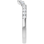 Double Claw-Prong Three-Stone Engagement Ring or Band