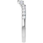 Double Claw-Prong Three-Stone Engagement Ring or Band