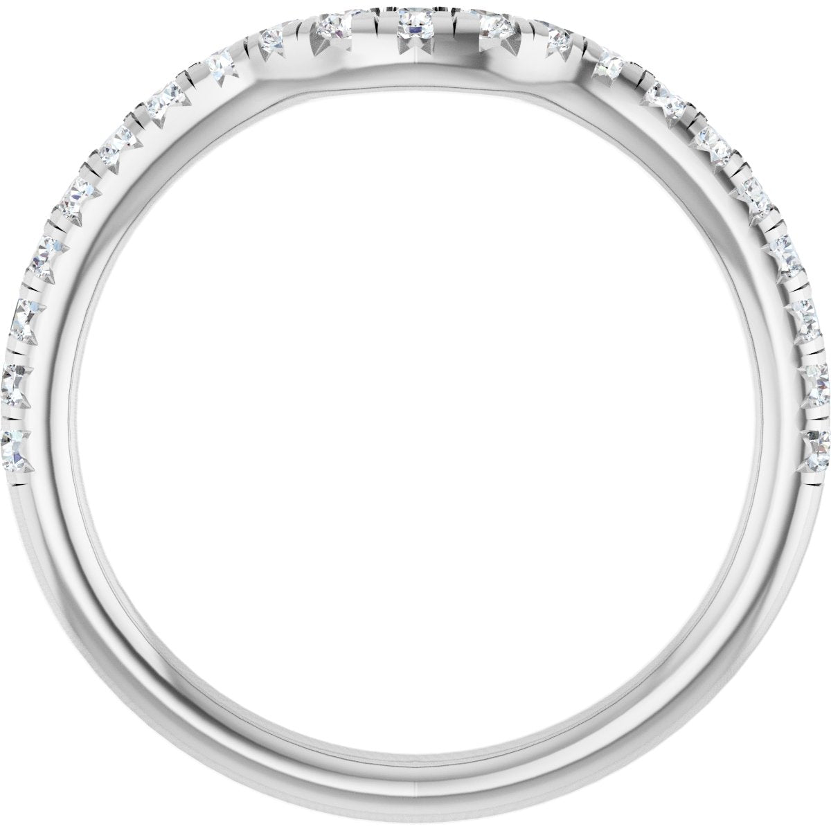 Hidden Halo-Style Engagement Ring or Band