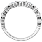 Bezel-Set Accented Engagement Ring or Band