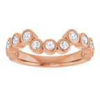 Bezel-Set Accented Engagement Ring or Band