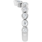 Bezel-Set Accented Engagement Ring or Band
