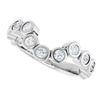 Bezel-Set Accented Engagement Ring or Band