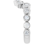 Bezel-Set Accented Engagement Ring or Band