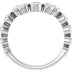 Bezel-Set Accented Engagement Ring or Band