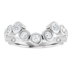 Bezel-Set Accented Engagement Ring or Band