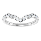 Double Claw-Prong Three-Stone Engagement Ring or Band