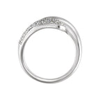 Pavé-Style Bypass Ring