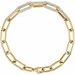Accented Paperclip-Style Bracelet