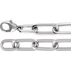 Accented Paperclip-Style Bracelet