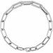 Accented Paperclip-Style Bracelet