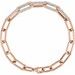 Accented Paperclip-Style Bracelet