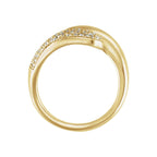 Pavé-Style Bypass Ring