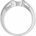 Solitaire Engagement Ring or Band