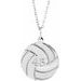 Engravable Sports Ball Necklace or Pendant