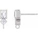 Accented Earring Top