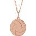 Engravable Sports Ball Necklace or Pendant