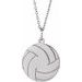 Engravable Sports Ball Necklace or Pendant