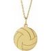 Engravable Sports Ball Necklace or Pendant