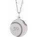 Engravable Sports Ball Necklace or Pendant