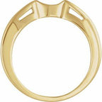 Solitaire Engagement Ring or Band
