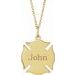 Engravable Fireman Necklace or Pendant