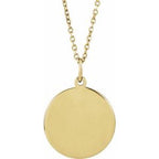 Engravable Sports Ball Necklace or Pendant