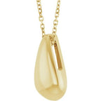 Teardrop Necklace or Pendant