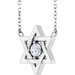 Star of David Necklace or Center