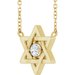 Star of David Necklace or Center