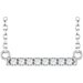 French-Set Bar Necklace or Center