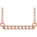French-Set Bar Necklace or Center