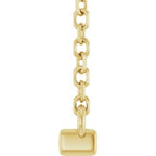 French-Set Bar Necklace or Center