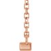 French-Set Bar Necklace or Center