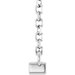 French-Set Bar Necklace or Center