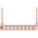 French-Set Bar Necklace or Center