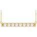 French-Set Bar Necklace or Center