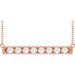 French-Set Bar Necklace or Center