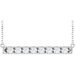 French-Set Bar Necklace or Center