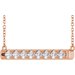 French-Set Bar Necklace or Center