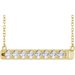 French-Set Bar Necklace or Center