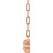 Two-Stone Infinity-Inspired Necklace or Center