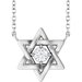 Star of David Necklace or Center