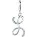 Accented Initial Charm/Pendant