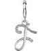 Accented Initial Charm/Pendant
