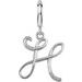 Accented Initial Charm/Pendant