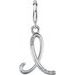 Accented Initial Charm/Pendant