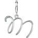 Accented Initial Charm/Pendant